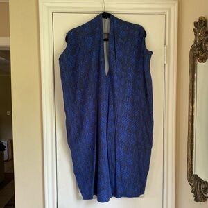 Vince 100% Silk knee length tunic dress